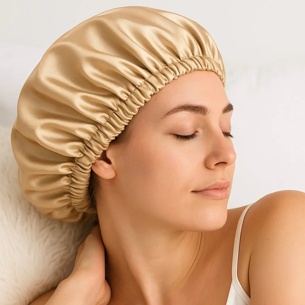 Bonnet de Nuit en Satin Ajustable La Maison du Satin