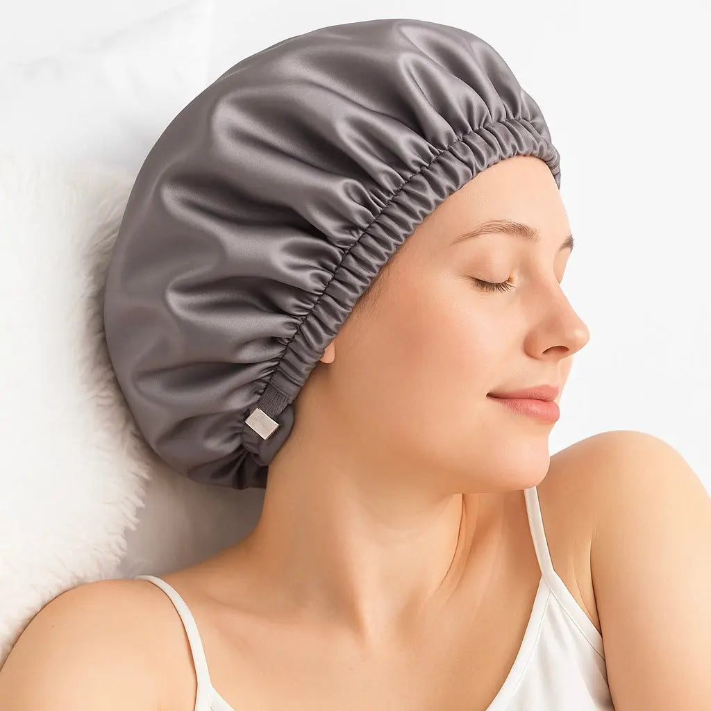 Bonnet de Nuit en Satin Ajustable La Maison du Satin