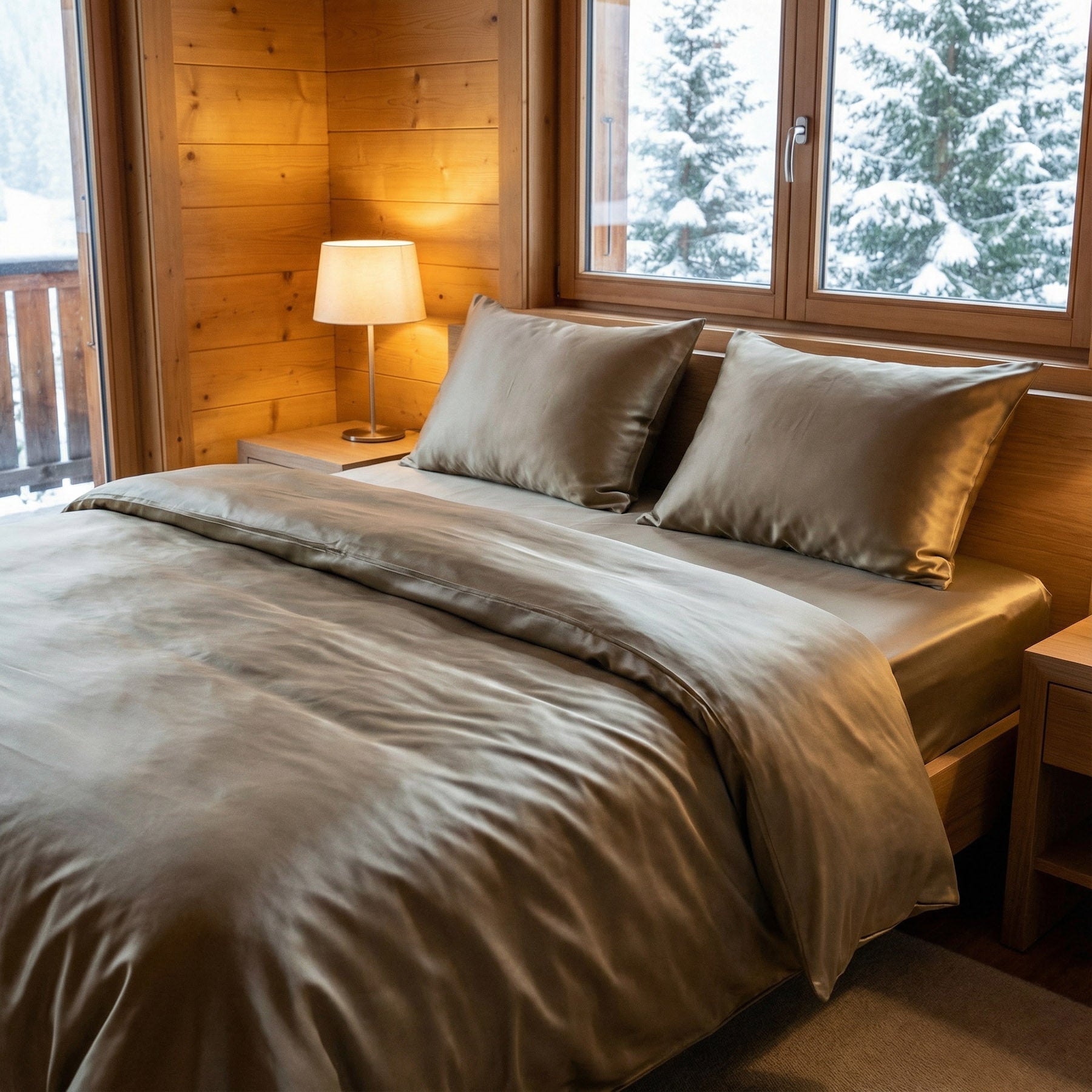 Literie-100-Soie-de-Mûrier-Luxe-et-Confort-Naturel La Maison du Satin