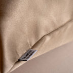 TAIE D’OREILLER PURE SOIE DE MÛRIER 22 MOMMES Kaki 50x70cm La Maison du Satin