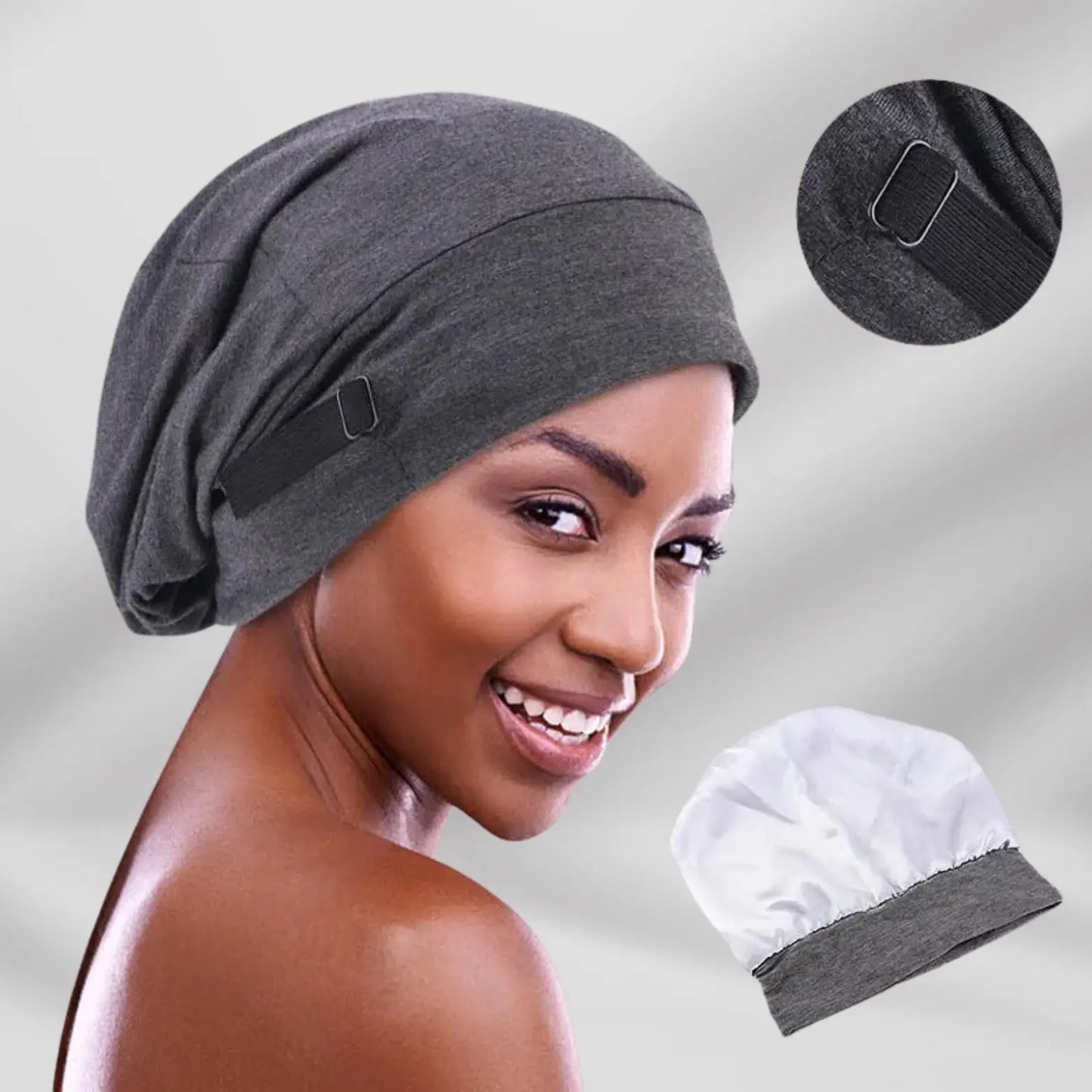 Bonnet de Nuit en Satin Ajustable - Confort et Protection La Maison du Satin