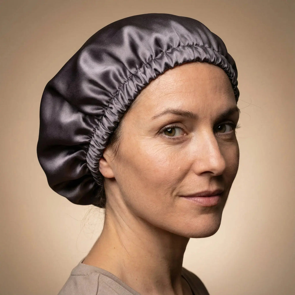 BONNET DE NUIT PURE SOIE AJUSTABLE La Maison du Satin
