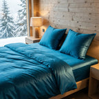 ENSEMBLE DE LINGE DE LIT PURE SOIE DE MÛRIER 19 MOMMES La Maison du Satin