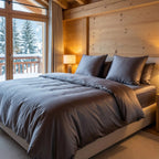 ENSEMBLE DE LINGE DE LIT PURE SOIE DE MÛRIER 19 MOMMES La Maison du Satin