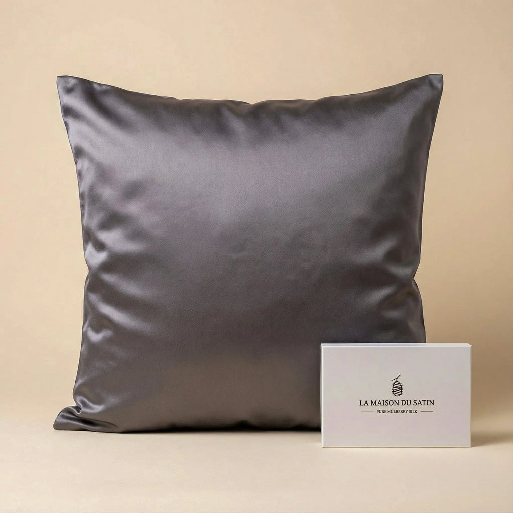 TAIE D’OREILLER PURE SOIE DE MÛRIER 22 MOMMES La Maison du Satin