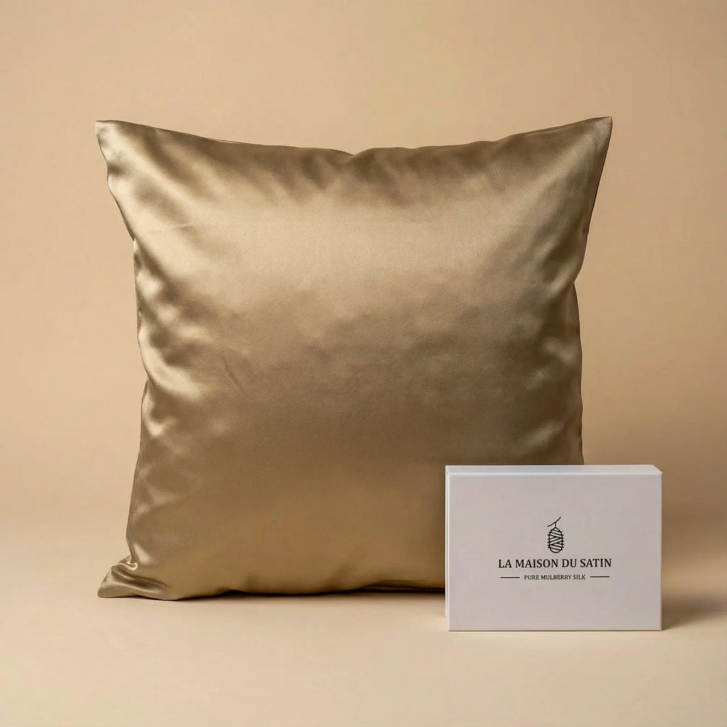 TAIE D’OREILLER PURE SOIE DE MÛRIER 22 MOMMES La Maison du Satin