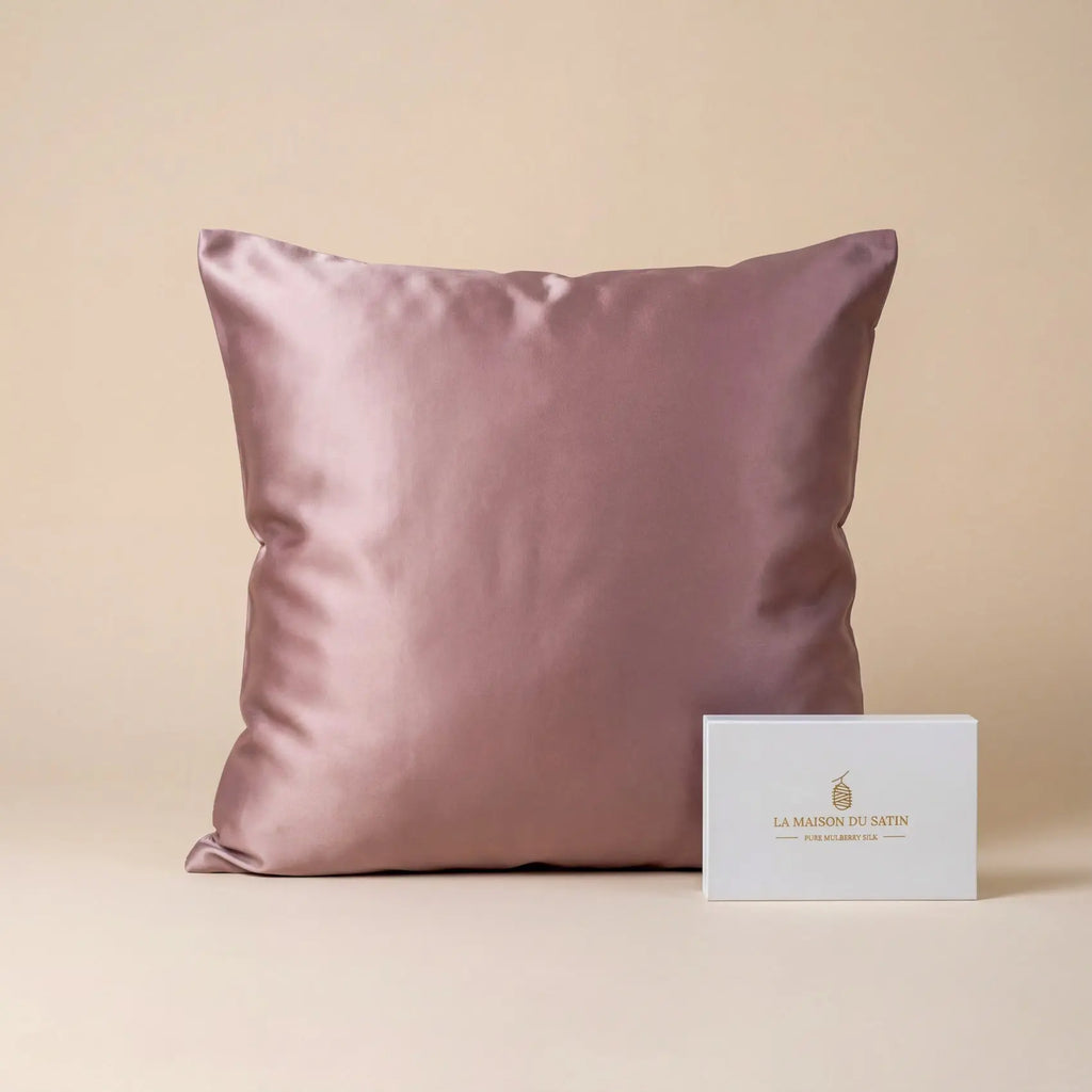 TAIE D’OREILLER PURE SOIE DE MÛRIER 22 MOMMES La Maison du Satin