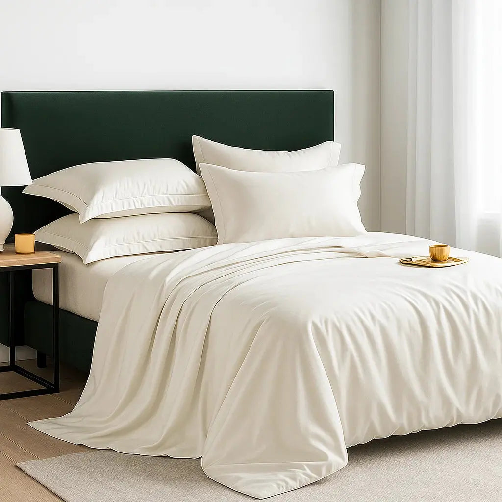 ENSEMBLE DE LINGE DE LIT PURE SOIE DE MÛRIER 19 MOMMES La Maison du Satin
